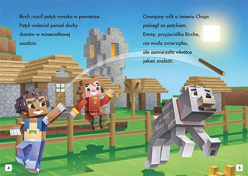 Minecraft Moby W Świecie Podstawowym Tryb Czytania Eliopulos 6+ HarperKids