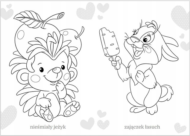 Maluszkowe malowanie. Śliczne zwierzaki