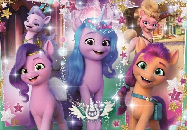 Puzzle 20+60+100+180 Super Kolor My Little Pony