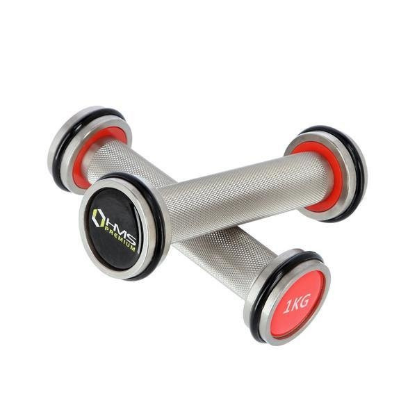 Hantle chromowane, radełkowane 2 x 1 KG HH01 HMS