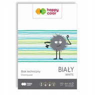 Blok techniczny biały A4/10K Happy Color