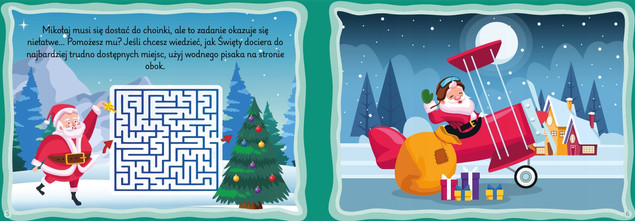 Zadanka & malowanki wodne. Magiczne święta