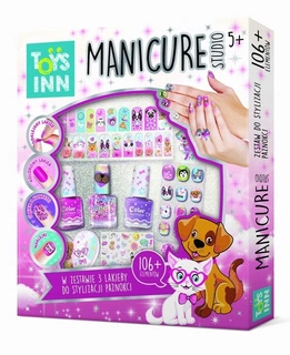 Studio Manicure Lakiery Do Paznokci Dla Dzieci PETS 106+ el. 5+ Stnux