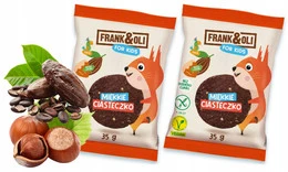 Frank&Oli Kids Dla Dzieci Miękkie Ciasteczko KAKAO ORZECH LASKOWY 35g x2