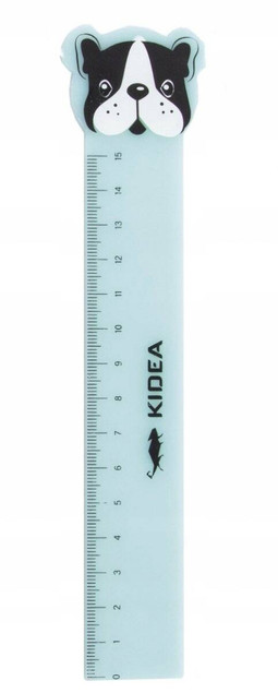 Linijka 15cm z figurką Kidea D