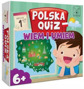 Polska Quiz Wiem i Umiem Gra Edukacyjna W Pytania 6+ Kangur