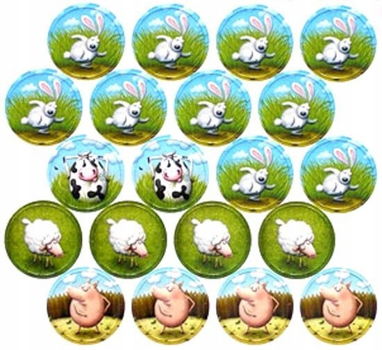 Gra Super Farmer De Lux Planszowa Rodzinna Z Figurkami 7+ Granna