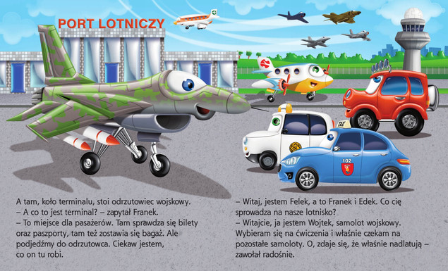 Na Lotnisku. Samochodzik Franek