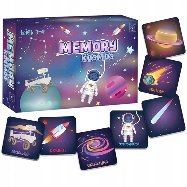 Memory Kosmos Rodzinna Gra Pamięciowa Dla Dzieci 3-4+ Kangur OUTLET