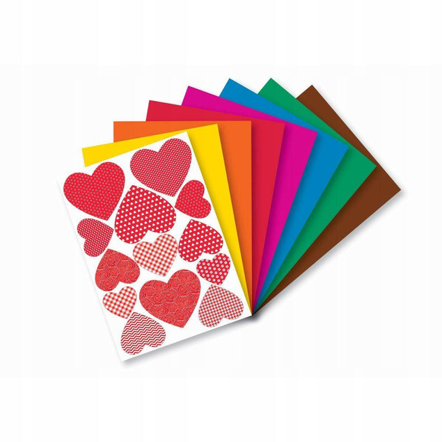 Blok wycinanka samoprzylepna A5/8K Happy Color