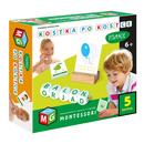 Montessori Kostka Po Kostce PISANIE 5 Kostek Zabawka Edukacyjna 6+ Multigra