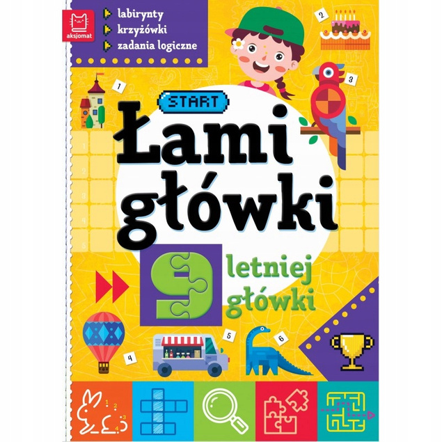 Łamigłówki 9-Letniej Główki Labirynty Krzyżówki Zadania Logiczne Aksjomat