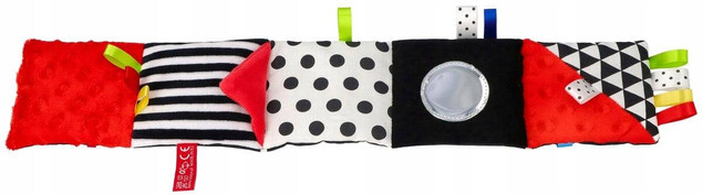 Mała książeczka Sensoryczna Czerwona Mom's Care