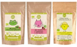 HELPA Kaszka Bio MIX Smaków Bez Cukru 200gx3