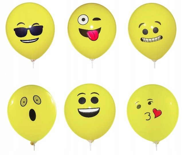 FIORELLO Balony Emoty Party 12 szt.