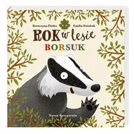Książeczka dla najmłodszych Rok w lesie Borsuk