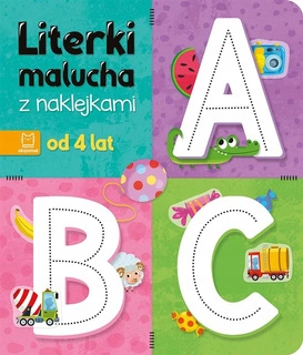 Literki Malucha Z Naklejkami Od 4 Lat Zabawa Z Literami Aksjomat