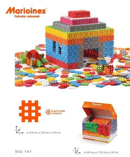 Klocki Mini Waffle 500szt. MARIOINEX