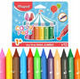 Kredki Colorpeps świecowe Jumbo 12 kolorów MAPED