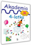 Akademia 4-Latka Czterolatka Zadania Ćwiczenia Z Naklejkami Naklejki SBM