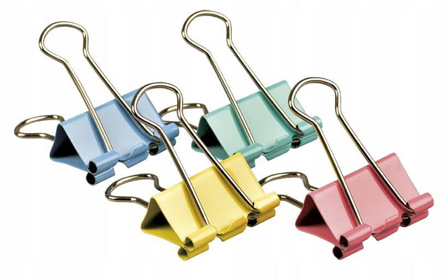 Klipy kolorowe 19mm op40szt GK002-B TETIS