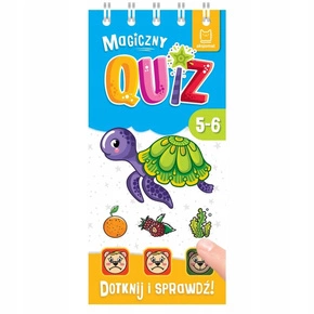 Magiczny Quiz Z Żółwikiem Dotknij i Sprawdź Zabawa 5+ Aksjomat 4039