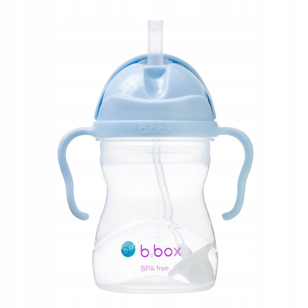 Bidon ze słomką 240 ml niekapek Bubblegum B.BOX