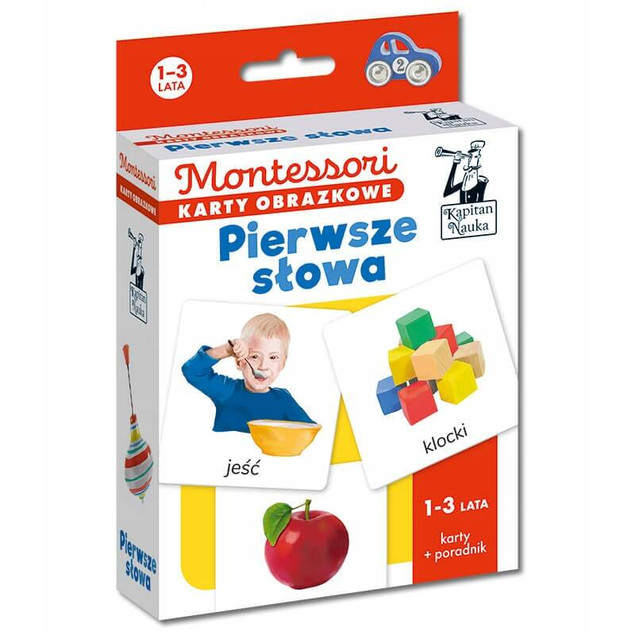 Montessori Karty obrazkowe Pierwsze słowa 1-3 lata