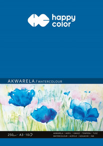 Happy Color BLOK DO AKWARELI A3 250g 10 Kartek