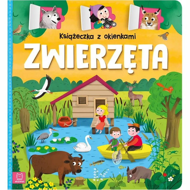 PAKIET Książeczka Z Okienkami ZWIERZĘTA + WESOŁE ZOO 0+ Aksjomat