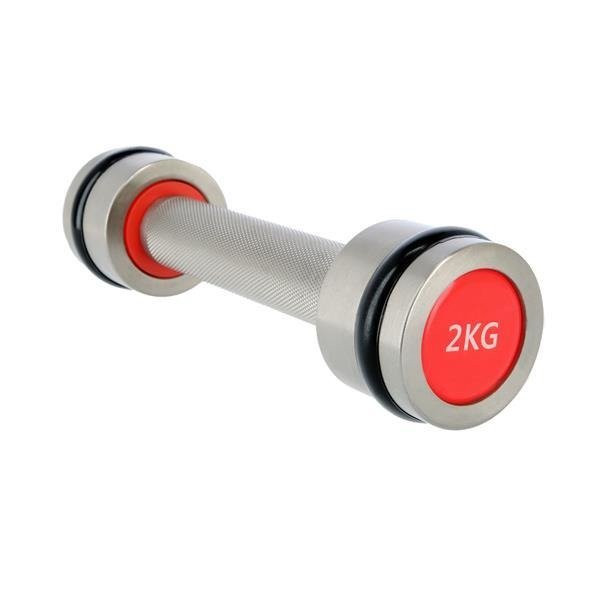 Hantle chromowane, radełkowane 2 x 2 KG HH02 HMS