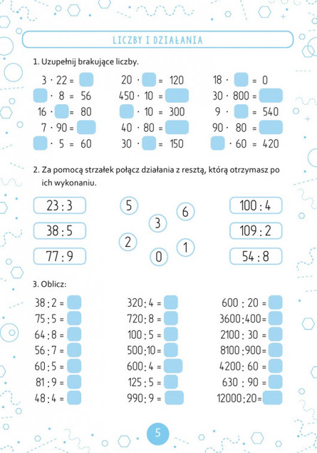 Sposób na matematykę. Ćwiczenia dla klasy V