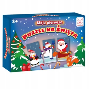 Moje Pierwsze Puzzle Na Święta Ramkowe 16EL. Boże Narodzenie 3+ Kangur