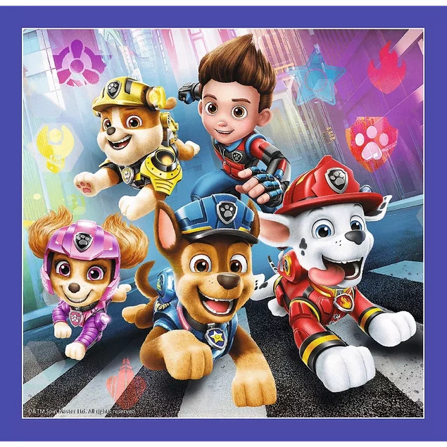 Trefl Puzzle 3w1 Psi Patrol gotowy do akcji 34861