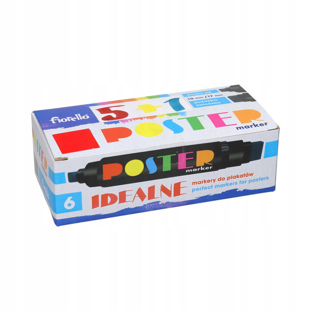 Marker Poster GR-1712K 6 kolorów FIORELLO