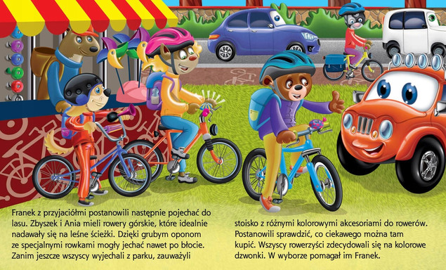 Wycieczka Rowerowa. Samochodzik Franek