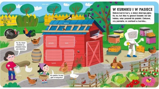 Książeczka z okienkami Zwierzęta Aksjomat