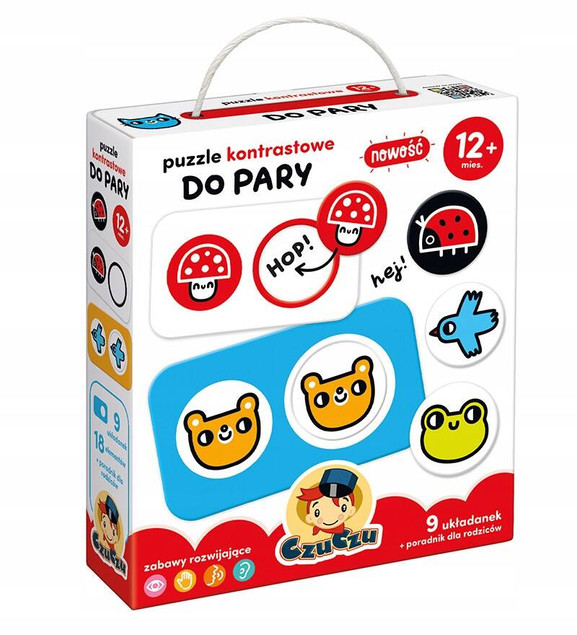Puzzle kontrastowe Do pary Czuczu