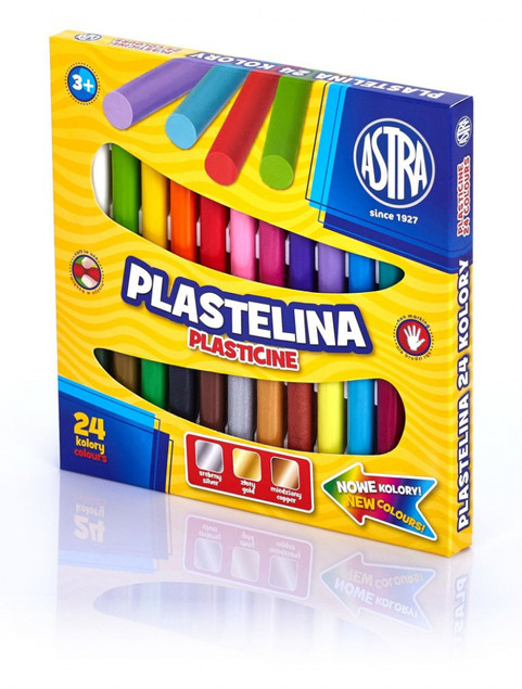 Plastelina 24kol ASTRA