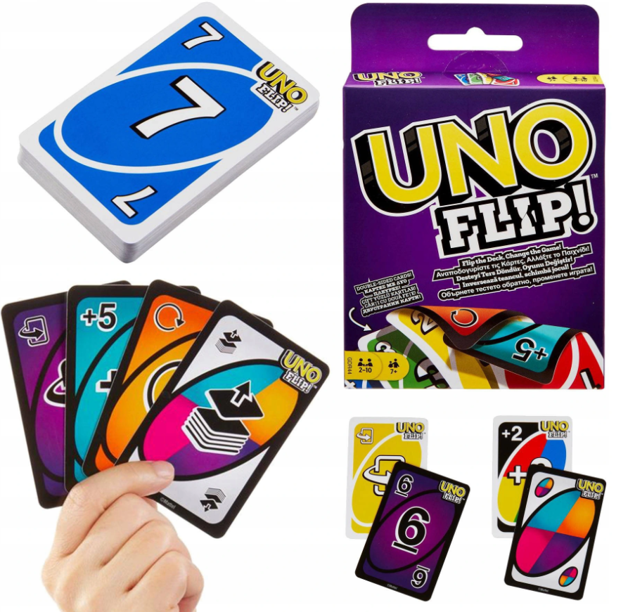 UNO FLIP Gra karciana 7624 Mattel