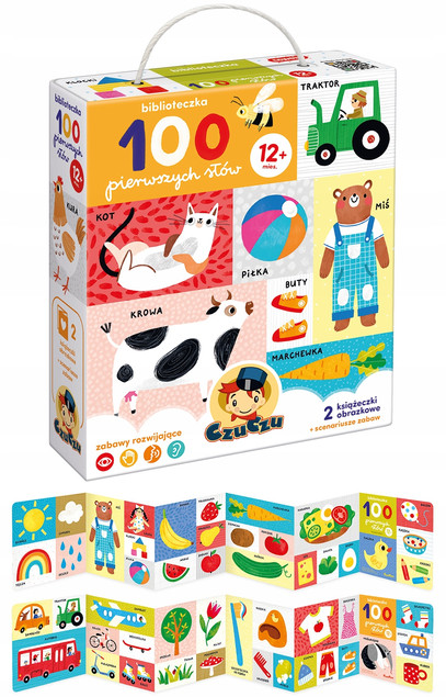 Biblioteczka 100 pierwszych słów CzuCzu 1+