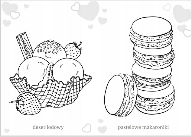 Maluszkowe malowanie. Desery