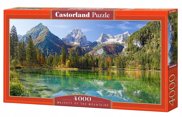 Puzzle 4000 Układanka Krajobraz GÓRY Widok Jezioro Natura 9+ Castorland