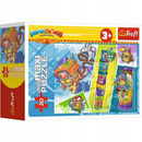 Puzzle 20 Układanka MiniMaxi Tajni Agenci Super Things Trefl 21117