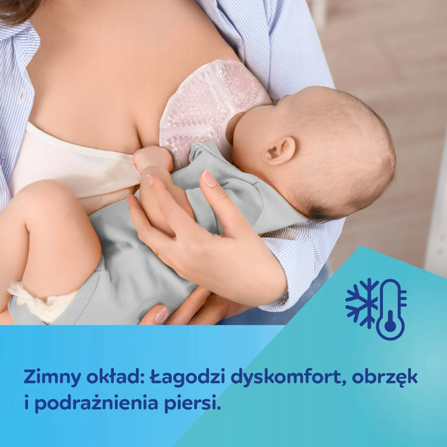 CANPOL Kompres ŻELOWY Kompresy Żelowe NA PIERSI CIEPŁO ZIMNO 2szt. 78/023