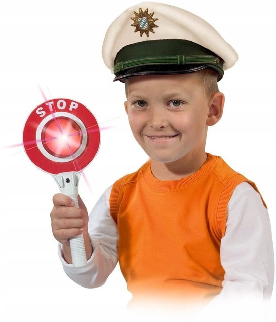 Edukacyjny Lizak Policyjny 24cm Światło NORIMPEX
