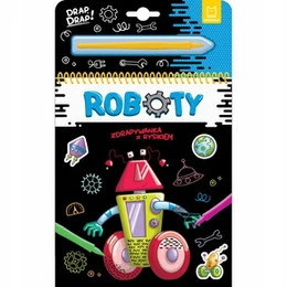 Roboty. Zdrapywanka z rysikiem