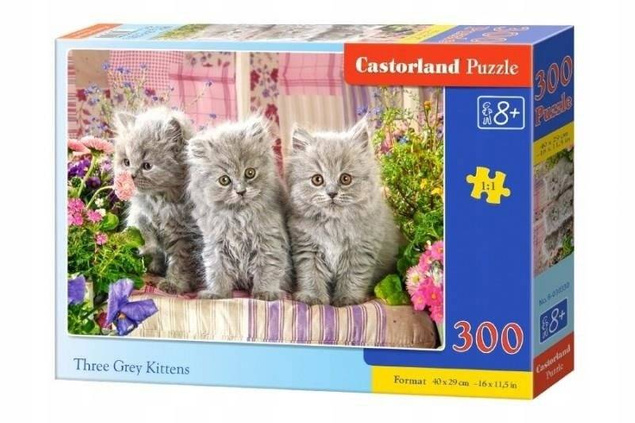 Puzzle 300 elementów Trzy szare kotki