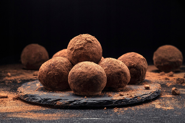 DOBRA KALORIA Zdrowa Przekąska Kulki Kakao Nuta Pomarańczy Daktyle Migdały