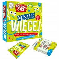 Polska Quiz Mniej Więcej Rodzinna Gra Edukacyjna W Pytania 7+ Kangur